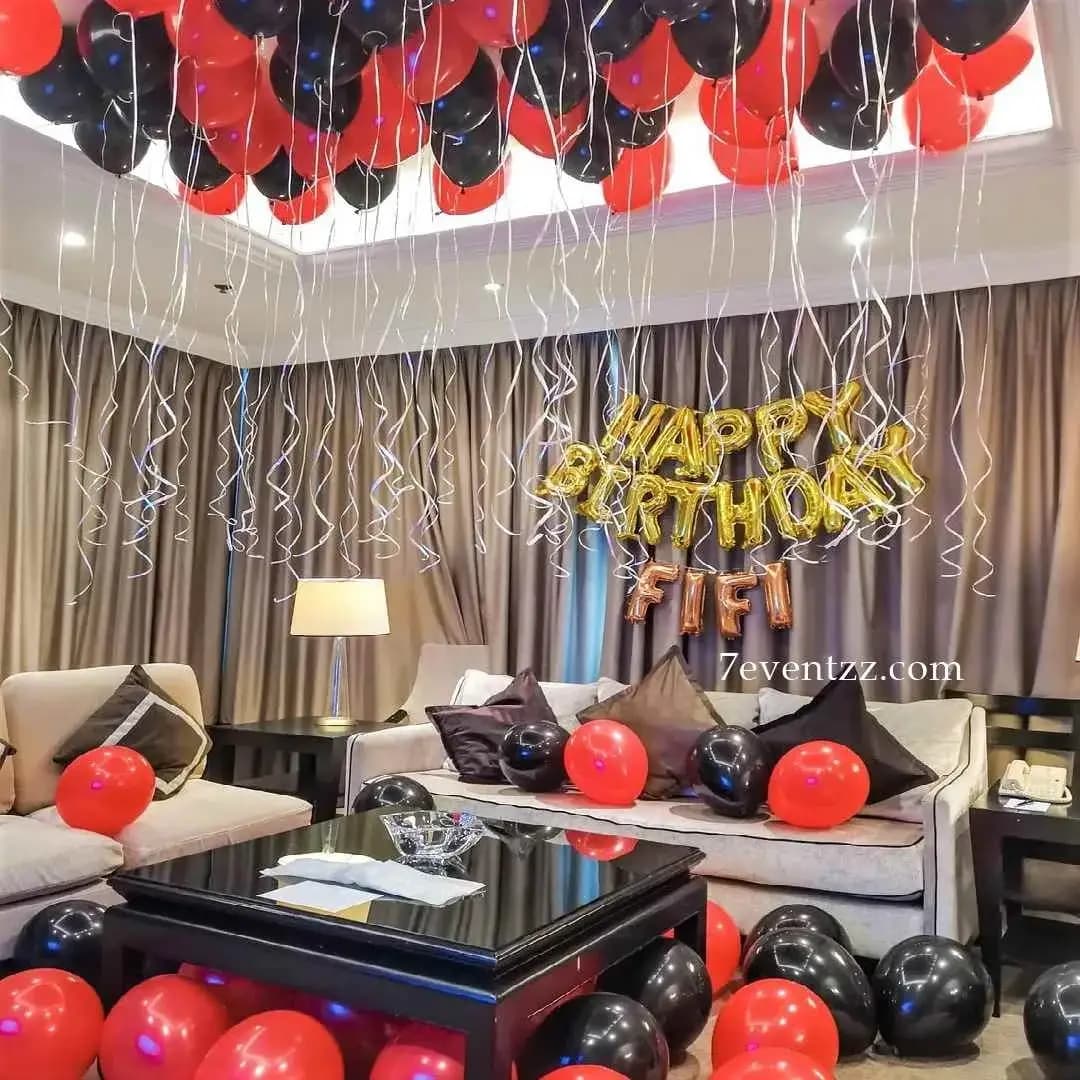 Red Black Theme decoration