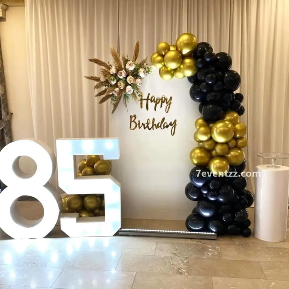 Customized Birthday Backdrop — 7eventzz decoration