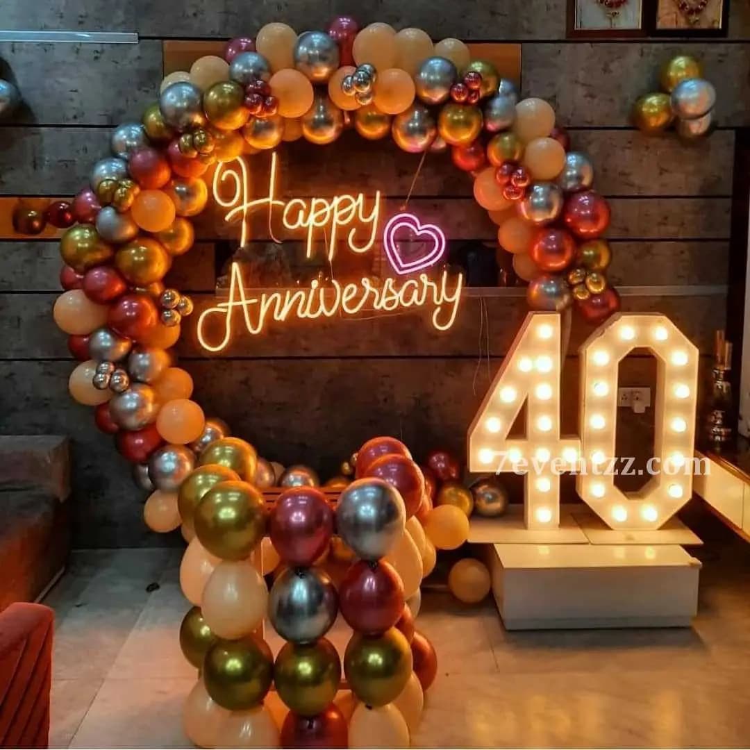 Marriage Anniversary Ring Decoration — 7eventzz decoration