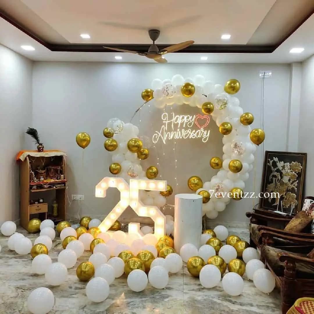 25th Anniversary Ring Decor — 7eventzz decoration
