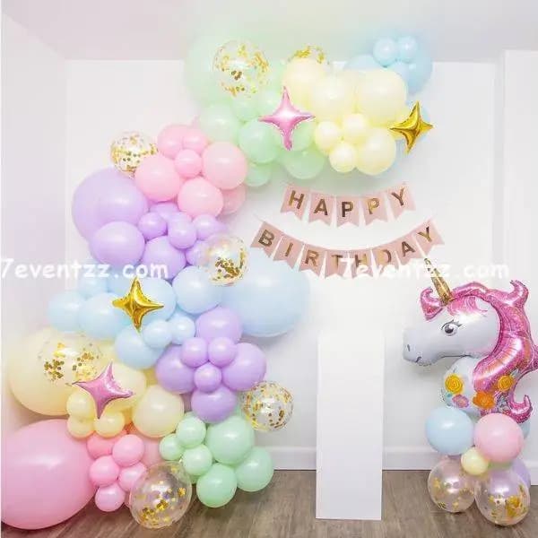 Unicorn Birthday Arch — 7eventzz decoration
