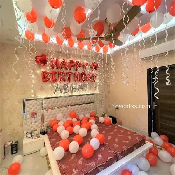 Red White Balloon Theme — 7eventzz decoration