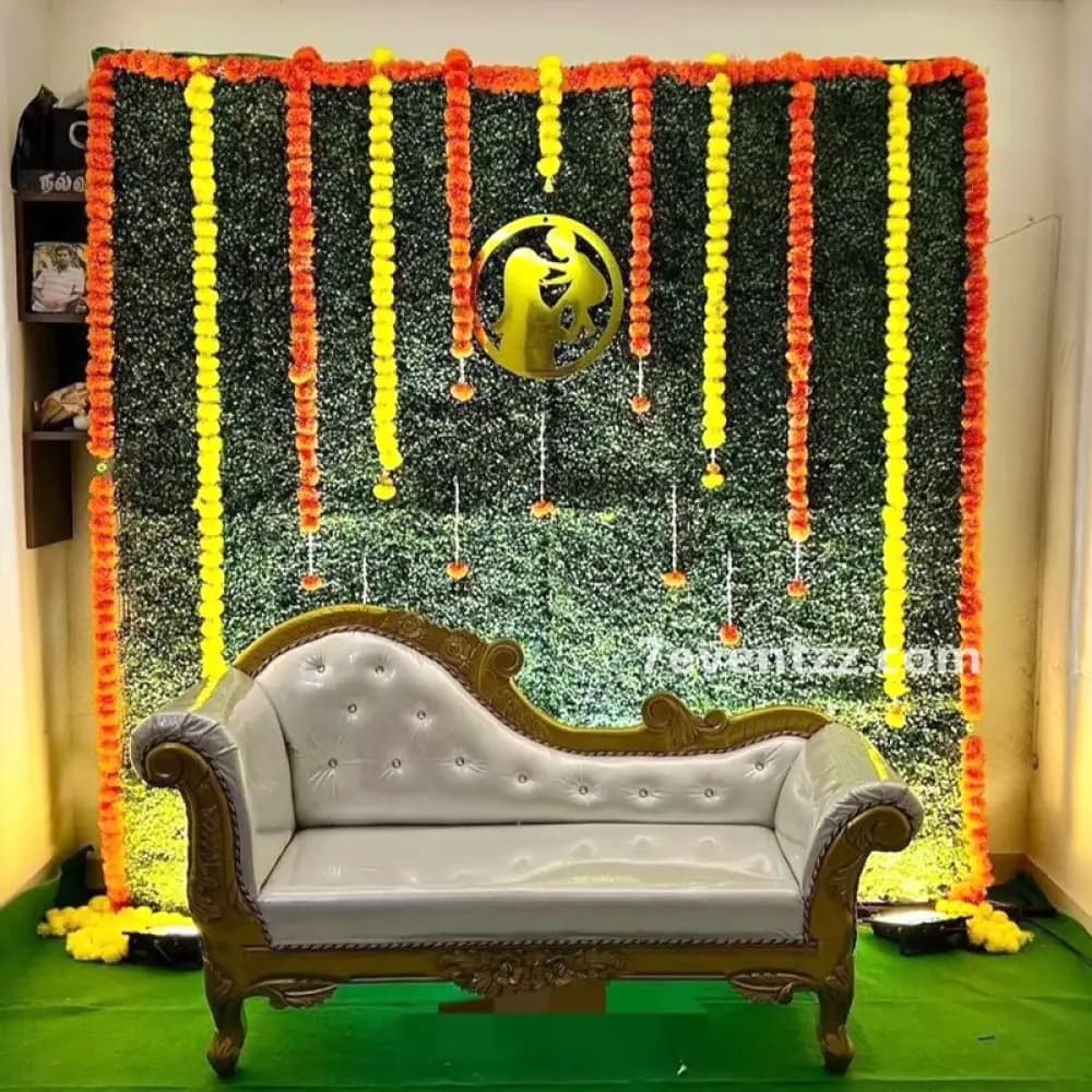 Godh Bharai Backdrop Decoration — 7eventzz decoration