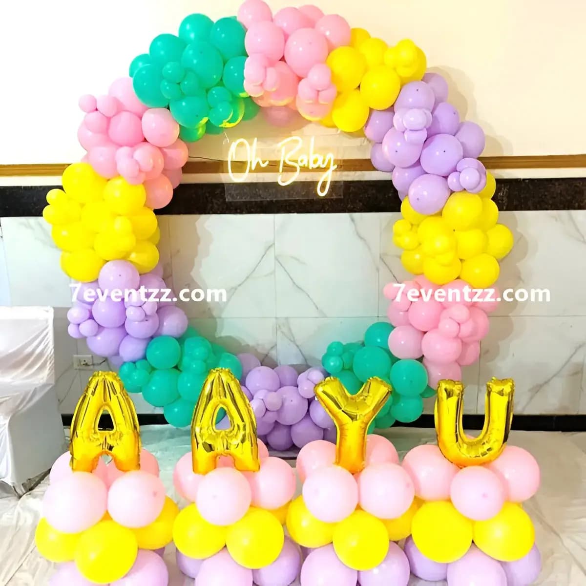 Oh Baby Ring Decor — 7eventzz decoration
