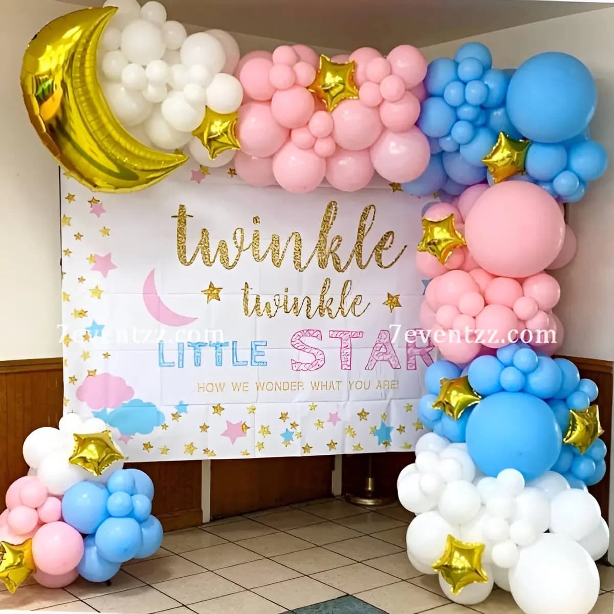 Moon Star Theme Backdrop — 7eventzz decoration