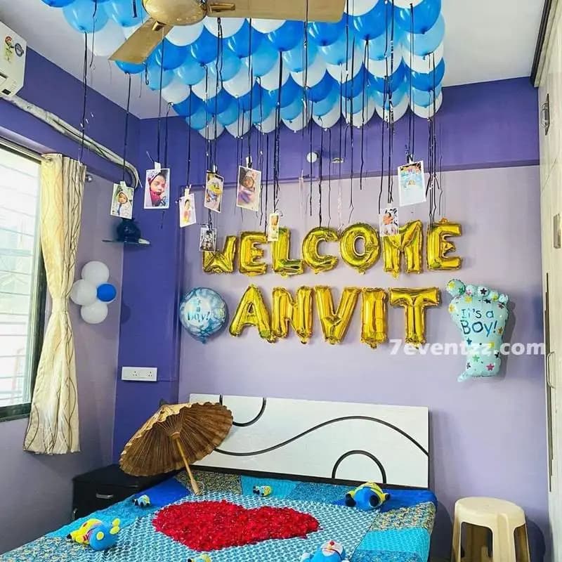 Welcome Home Baby Boy Decor — 7eventzz decoration