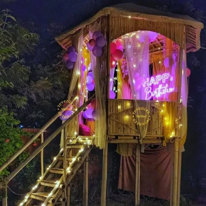Couple Private Dinner in Tree House — 7eventzz decoration