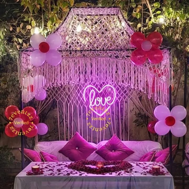 Bohemian Decor Setup for Dinner — 7eventzz decoration
