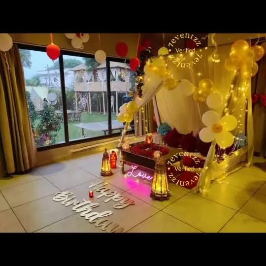 Elegant Cabana Setup — 7eventzz decoration