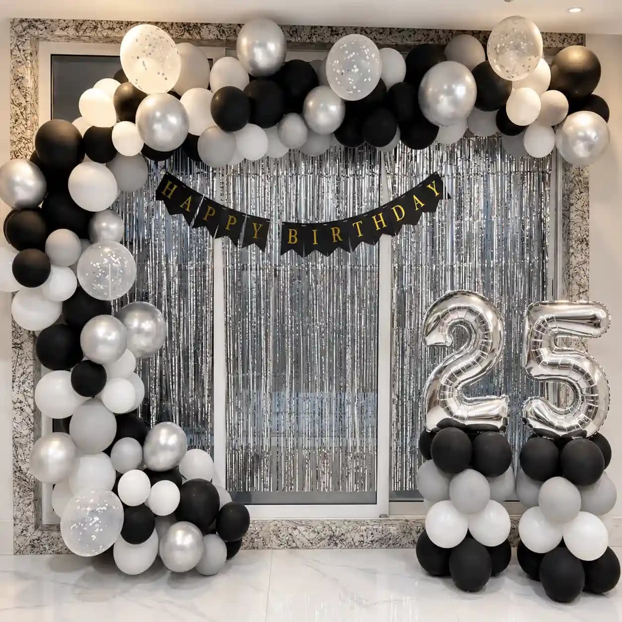 Happy Birthday Balloon Arch — 7eventzz decoration