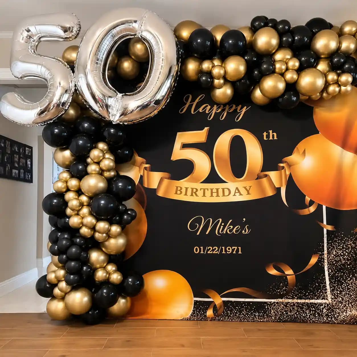 Customised 50th Birthday Theme — 7eventzz decoration