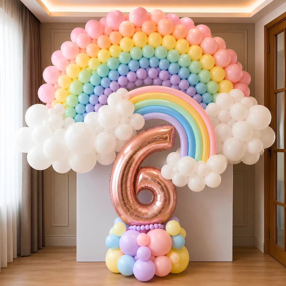 Rainbow Birthday Decoration — 7eventzz decoration
