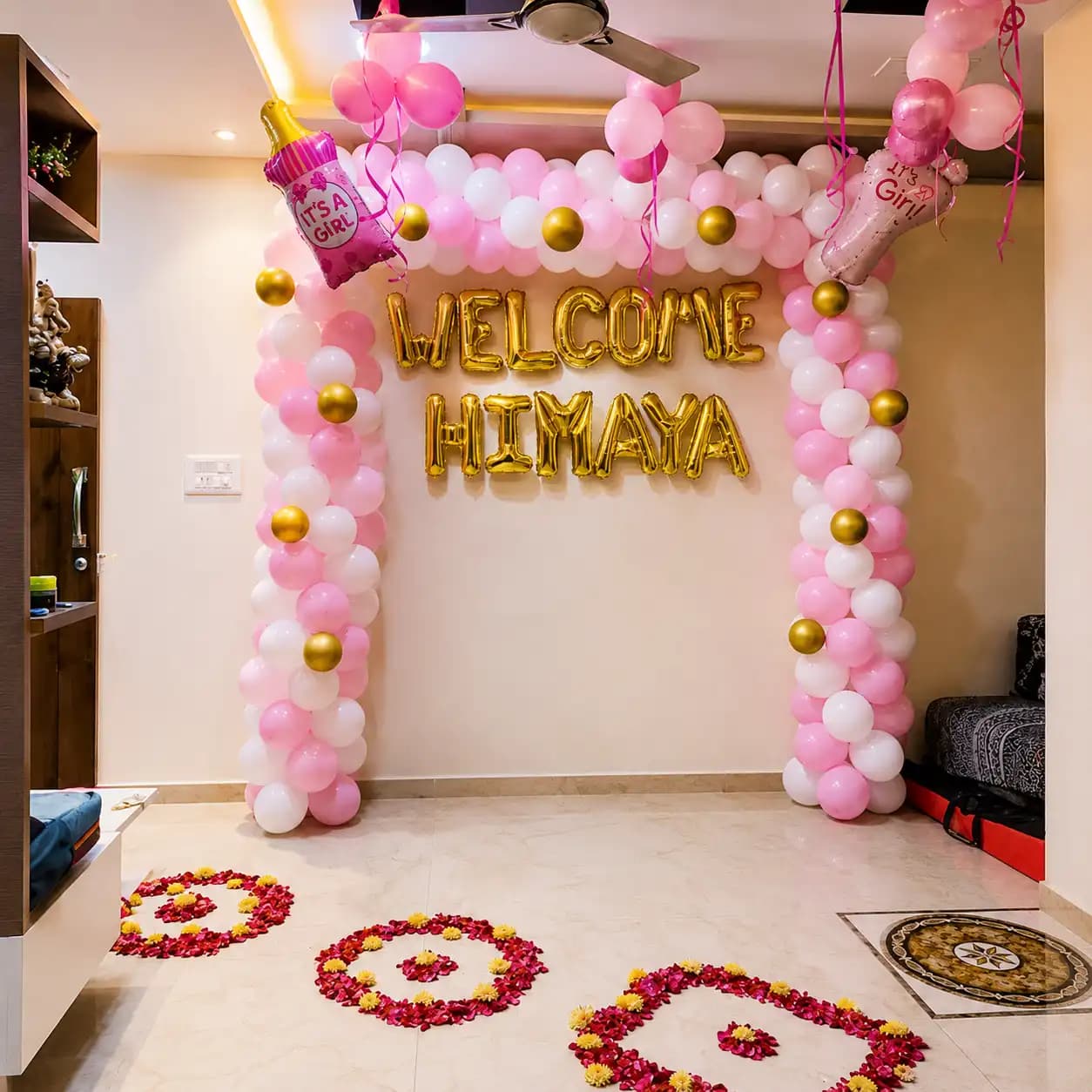 Welcome Baby Girl Decoration — 7eventzz decoration