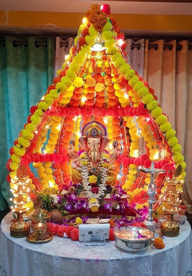 Ganesh Puja Decoration ideas