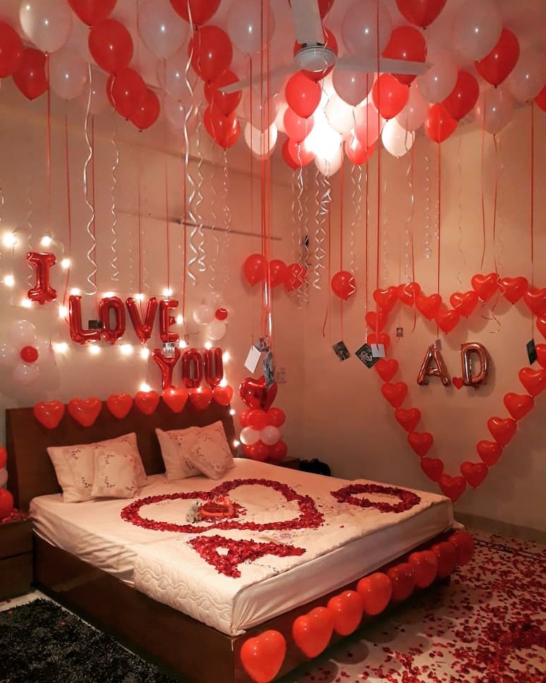 Exotic Decoration for a Romantic Honeymoon Room - Matchness.com