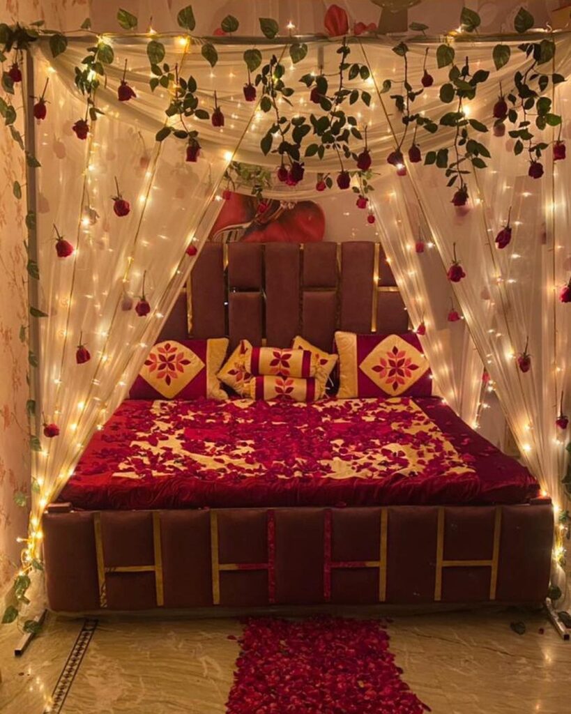 Book Romantic First Night Bed Decoration India's No. 1