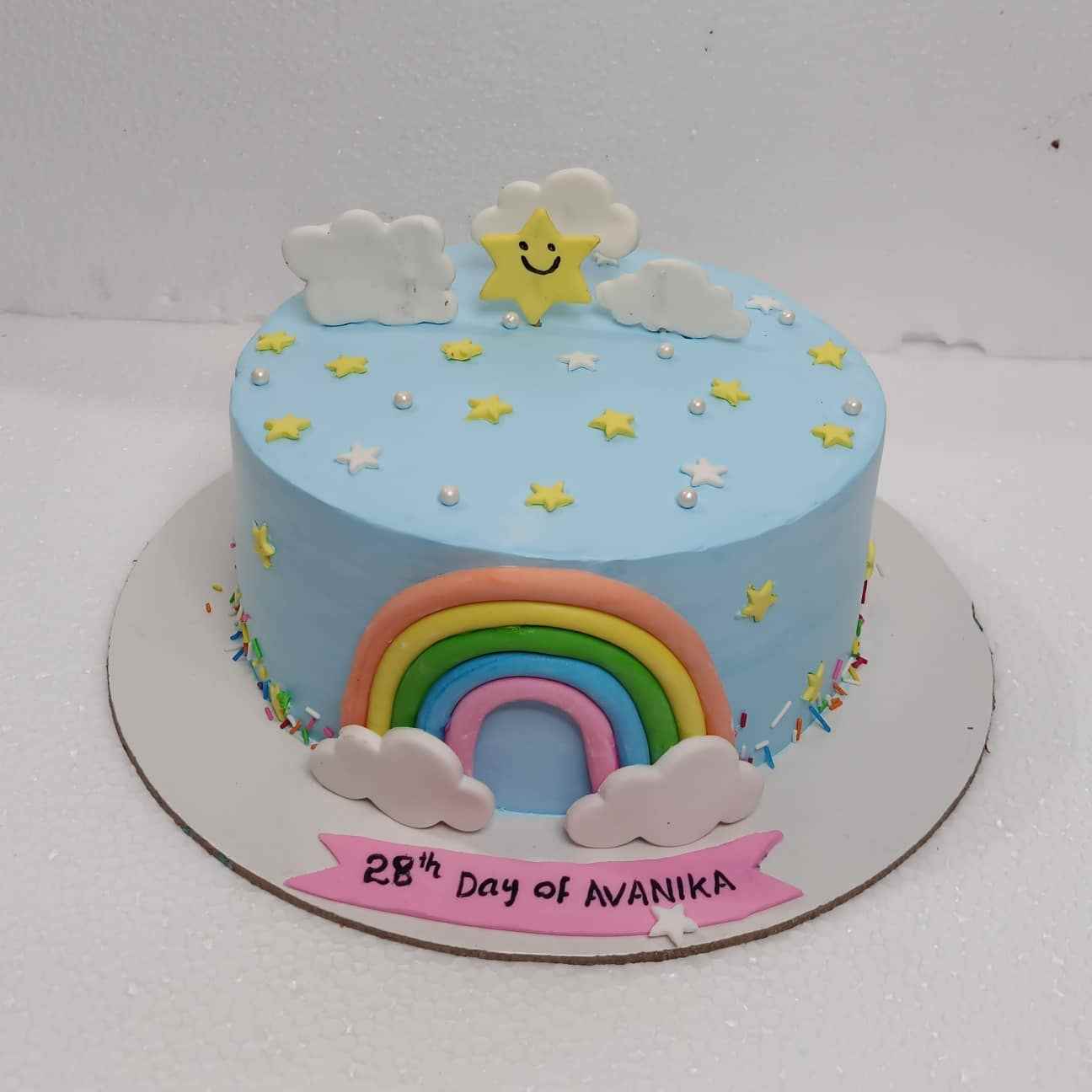 Rainbow Theme Cake Ideas