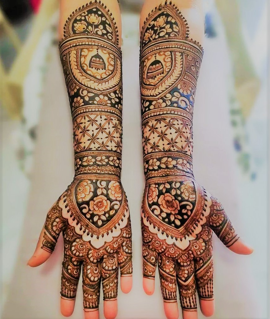 dome shaped mehndi