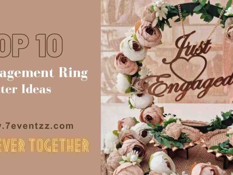 engagement ring platter ideas