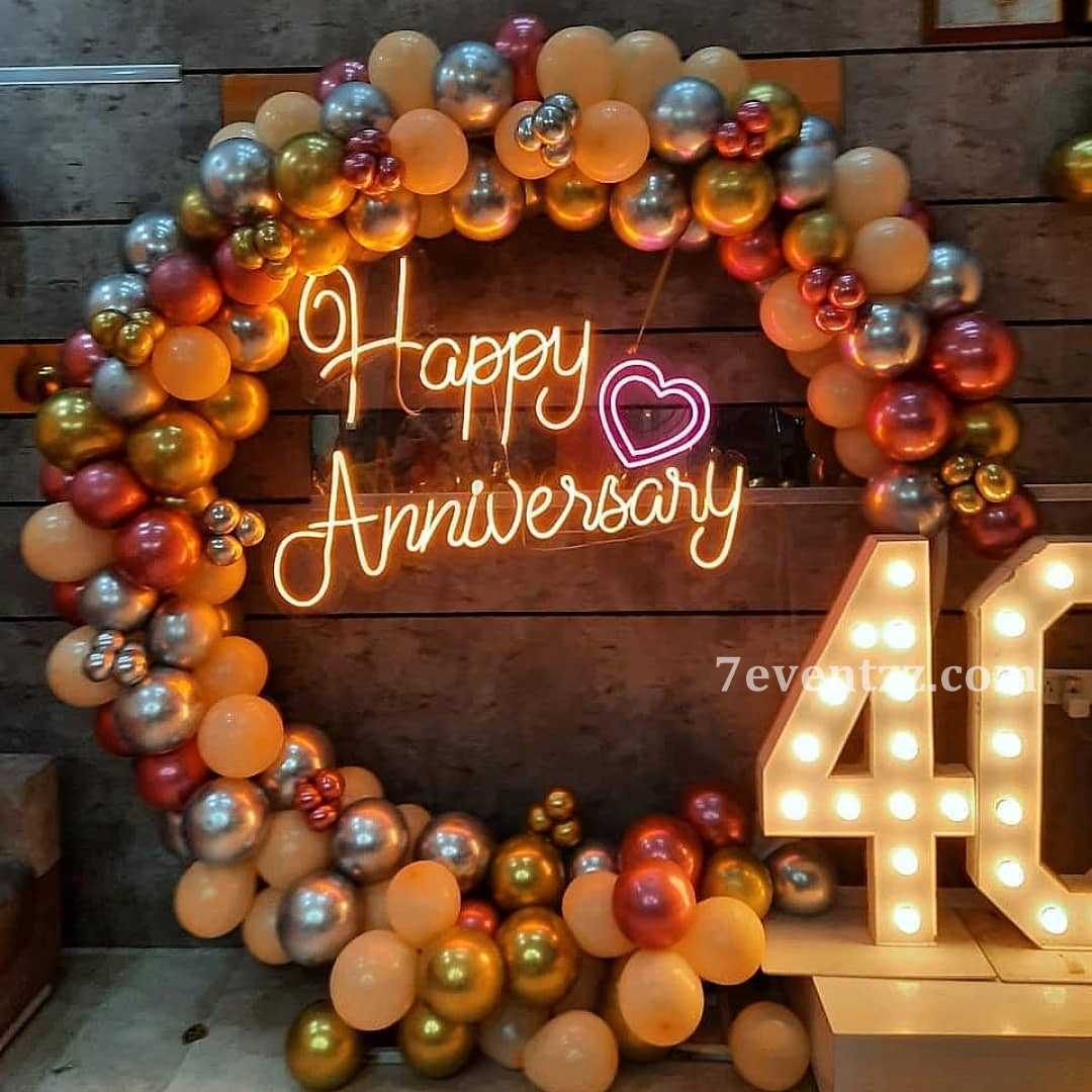 Marriage Anniversary Decoration
