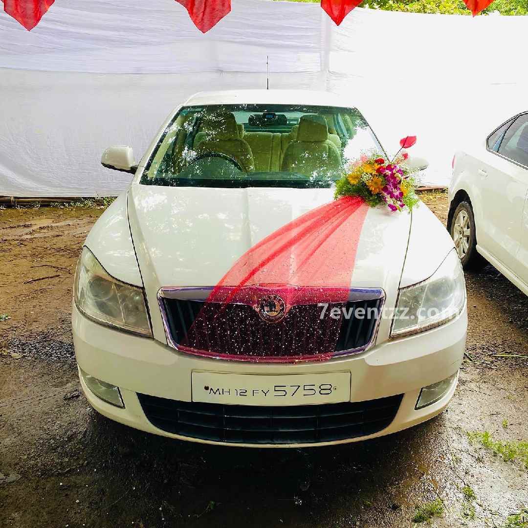 Simple Wedding Car Decoration In Varanasi