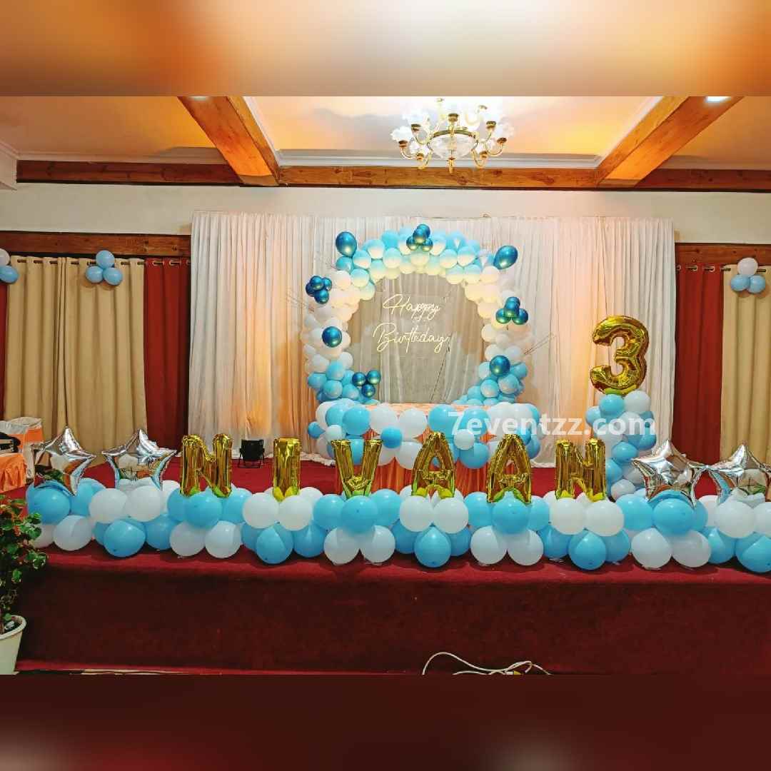 Balloon Decoration Stage 