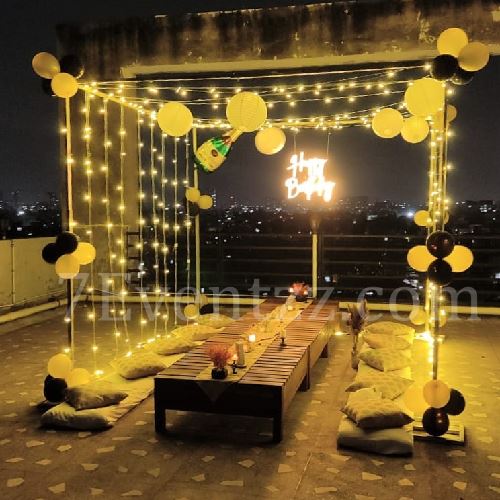 Terrace Decoration For Birthday
