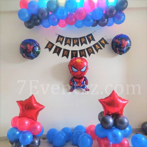 Spiderman Theme Decoration