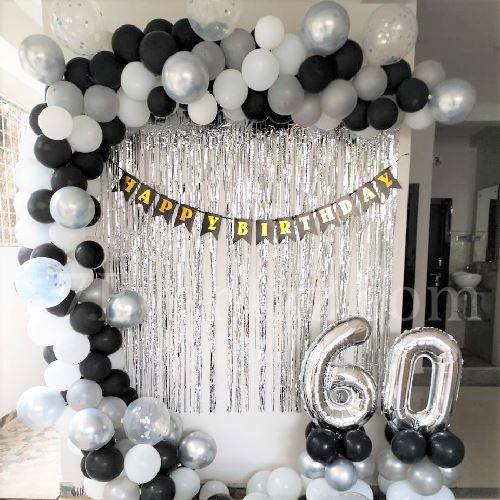 Happy Birthday Balloons Arch