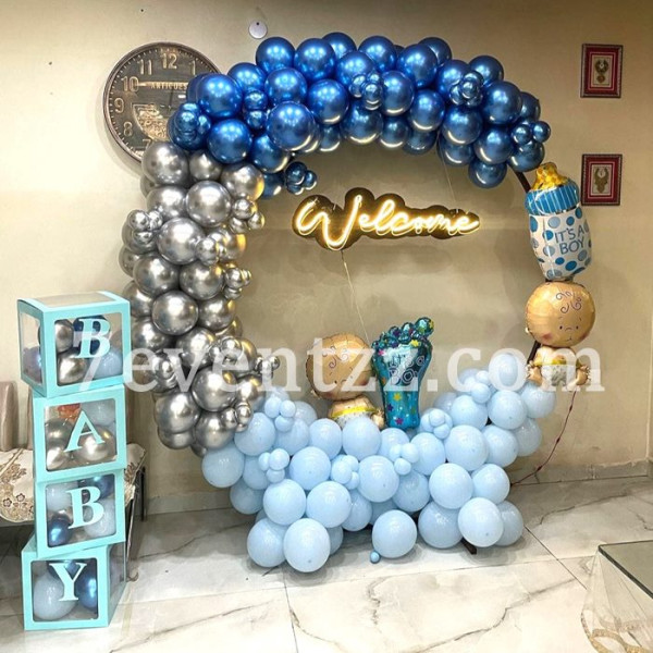 Welcome Baby Boy Decoration