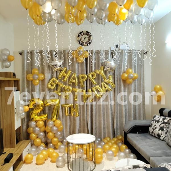 Gold Birthday Decoration