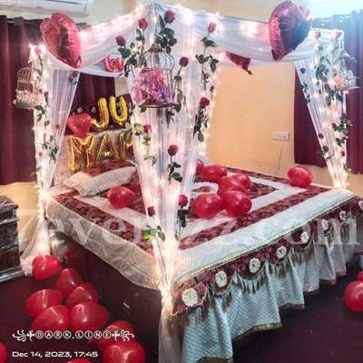 Bed Decoration For Honeymoon