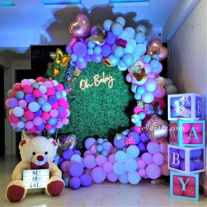 Thumbnail Of Baby Shower Neon Theme