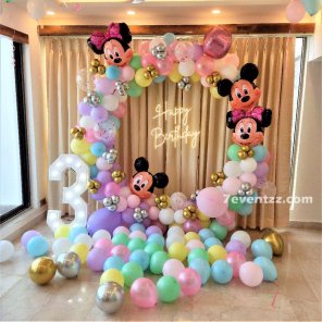 Mickey-minnie Ring Decoration