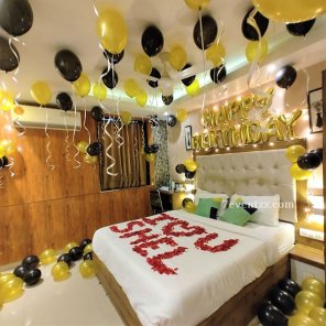 Romantic Room Decoration for Birthday 