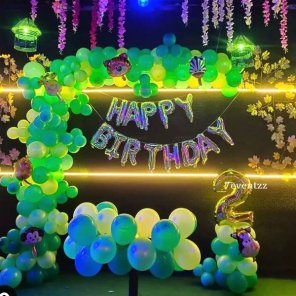 Balloon Jungle Theme Decoration 