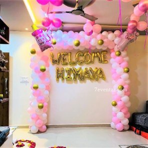 Welcome Baby Girl Decoration 