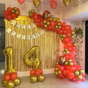 Thumbnail Of Balloon Arch Birthday Decoration
