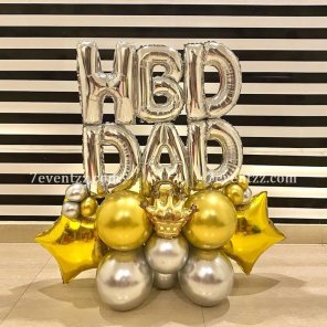 Hbd Dad Balloon Bouquet 