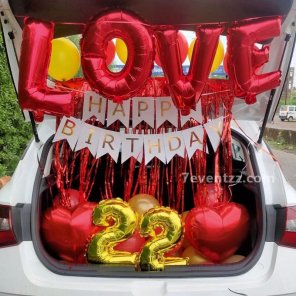 Thumbnail Of Love Theme Car Decoration