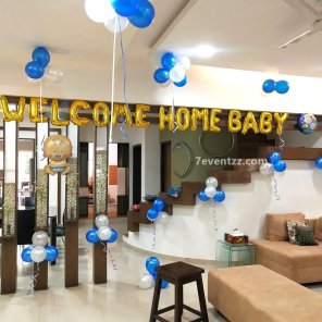 Thumbnail Of Welcome Baby Hall Decoration